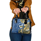 Parramatta Eels Shoulder Handbag Polynesian Tribal Tattoo Pacific Sport Art