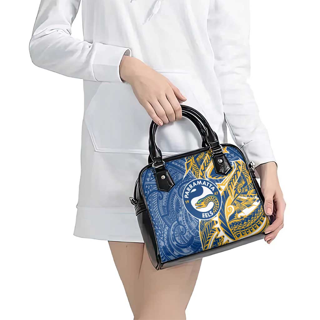 Parramatta Eels Shoulder Handbag Polynesian Tribal Tattoo Pacific Sport Art