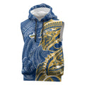 Parramatta Eels Sleeveless Hoodie Polynesian Tribal Tattoo Pacific Sport Art