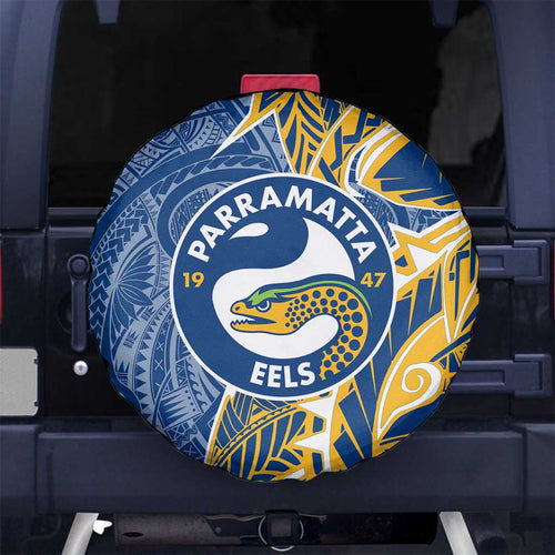 Parramatta Eels Spare Tire Cover Polynesian Tribal Tattoo Pacific Sport Art