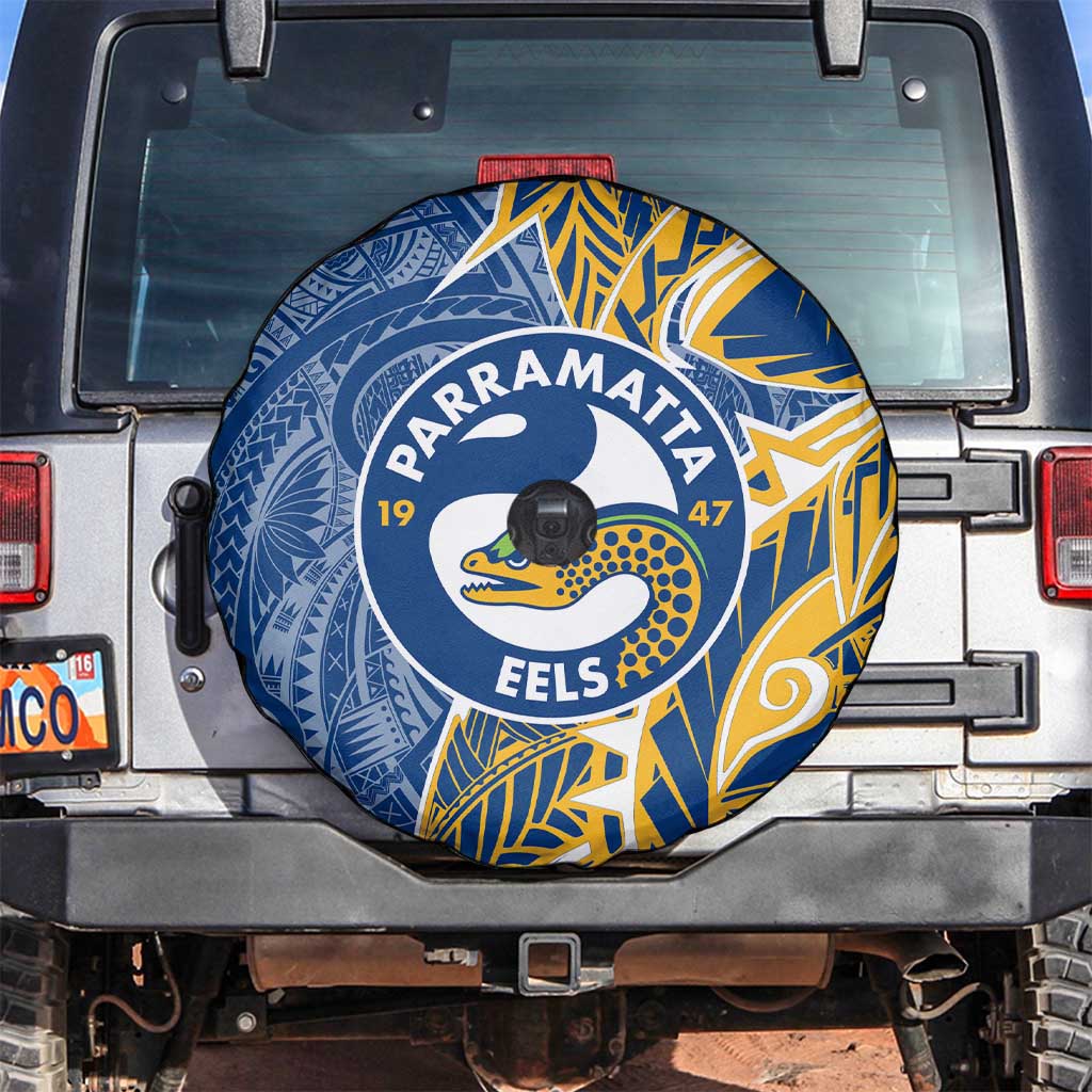 Parramatta Eels Spare Tire Cover Polynesian Tribal Tattoo Pacific Sport Art