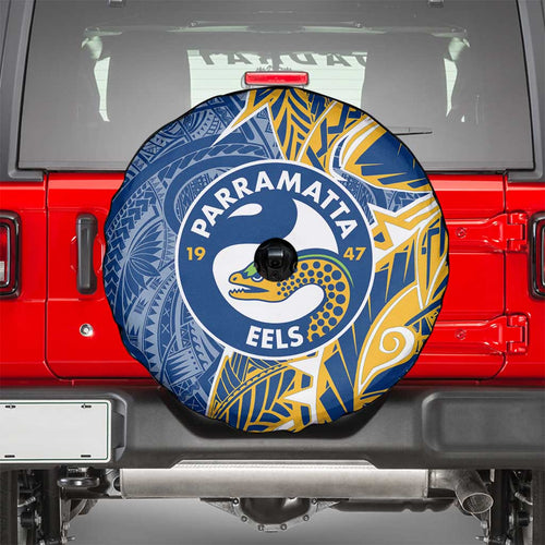 Parramatta Eels Spare Tire Cover Polynesian Tribal Tattoo Pacific Sport Art