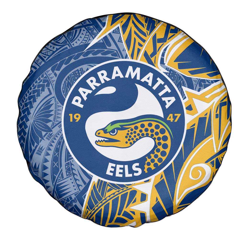 Parramatta Eels Spare Tire Cover Polynesian Tribal Tattoo Pacific Sport Art