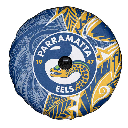 Parramatta Eels Spare Tire Cover Polynesian Tribal Tattoo Pacific Sport Art