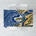 Parramatta Eels Tablecloth Polynesian Tribal Tattoo Pacific Sport Art