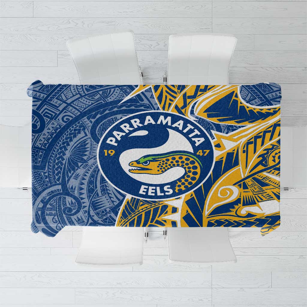 Parramatta Eels Tablecloth Polynesian Tribal Tattoo Pacific Sport Art