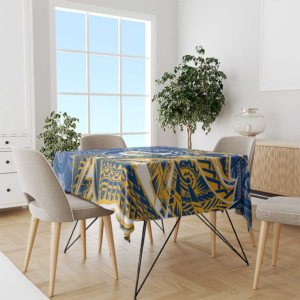 Parramatta Eels Tablecloth Polynesian Tribal Tattoo Pacific Sport Art
