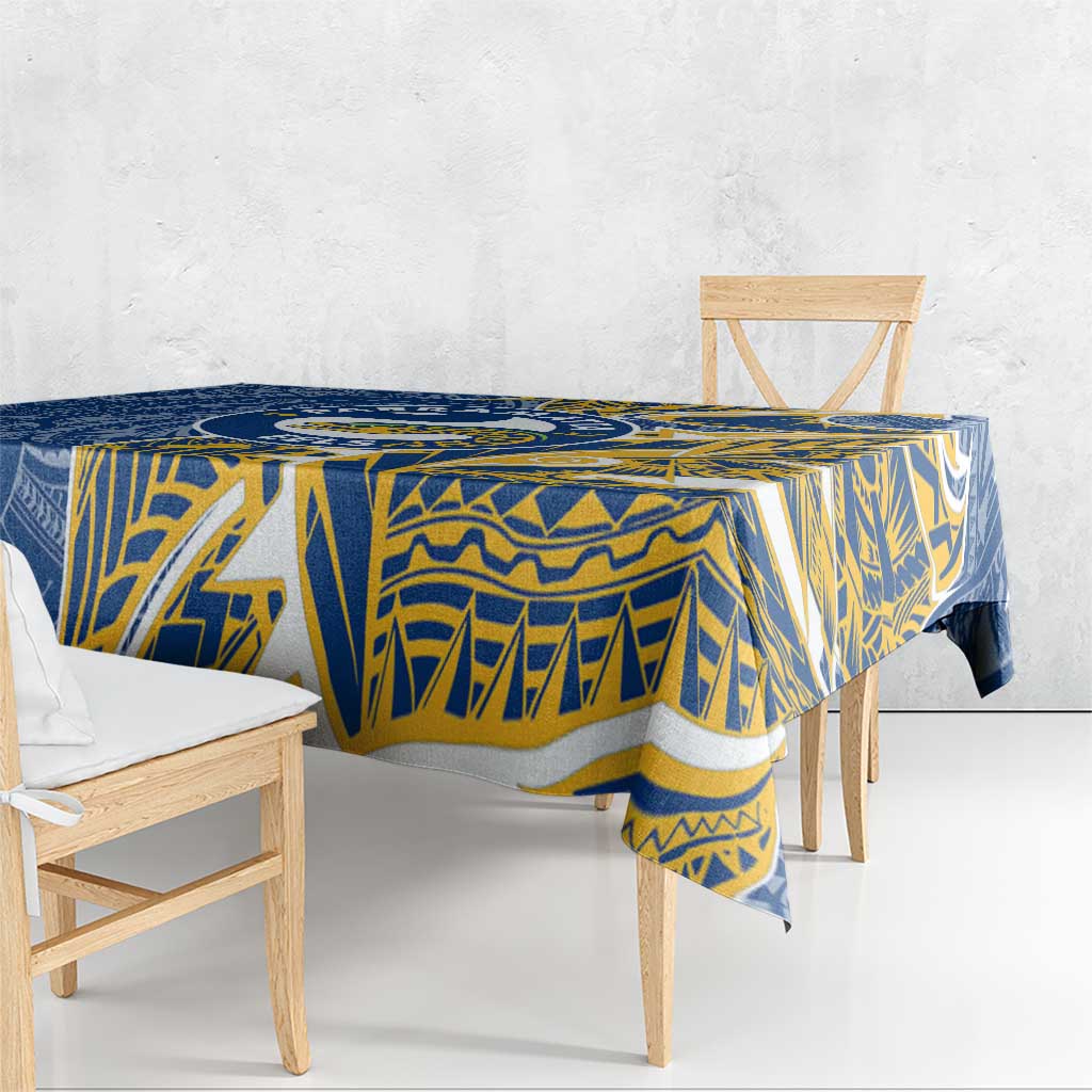 Parramatta Eels Tablecloth Polynesian Tribal Tattoo Pacific Sport Art