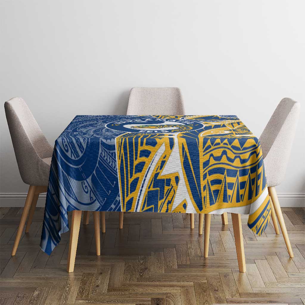 Parramatta Eels Tablecloth Polynesian Tribal Tattoo Pacific Sport Art