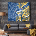 Parramatta Eels Tapestry Polynesian Tribal Tattoo Pacific Sport Art