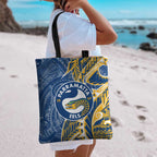 Parramatta Eels Tote Bag Polynesian Tribal Tattoo Pacific Sport Art