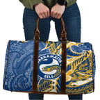 Parramatta Eels Travel Bag Polynesian Tribal Tattoo Pacific Sport Art