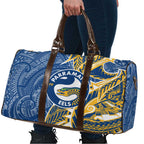 Parramatta Eels Travel Bag Polynesian Tribal Tattoo Pacific Sport Art