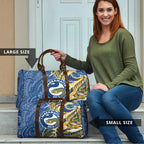 Parramatta Eels Travel Bag Polynesian Tribal Tattoo Pacific Sport Art