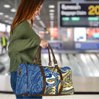 Parramatta Eels Travel Bag Polynesian Tribal Tattoo Pacific Sport Art