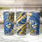 Parramatta Eels Tumbler Cup Polynesian Tribal Tattoo Pacific Sport Art