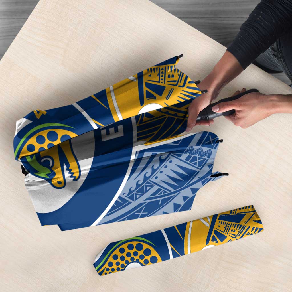Parramatta Eels Umbrella Polynesian Tribal Tattoo Pacific Sport Art