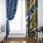 Parramatta Eels Window Curtain Polynesian Tribal Tattoo Pacific Sport Art