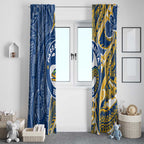Parramatta Eels Window Curtain Polynesian Tribal Tattoo Pacific Sport Art