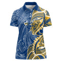 Parramatta Eels Women Polo Shirt Polynesian Tribal Tattoo Pacific Sport Art