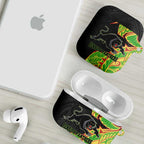 Penrith Panthers AirPods Case Polynesian Tribal Tattoo Pacific Sport Art