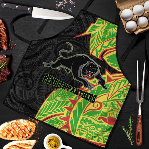 Penrith Panthers Apron Polynesian Tribal Tattoo Pacific Sport Art