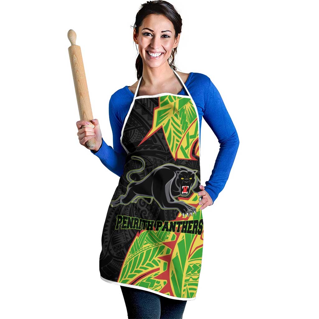 Penrith Panthers Apron Polynesian Tribal Tattoo Pacific Sport Art