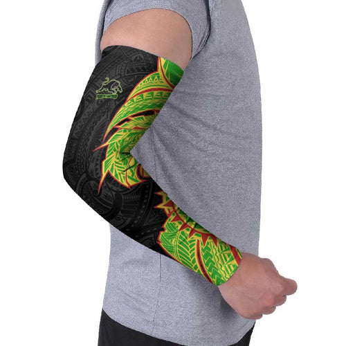 Penrith Panthers Arm Sleeves Polynesian Tribal Tattoo Pacific Sport Art
