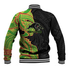 Penrith Panthers Baseball Jacket Polynesian Tribal Tattoo Pacific Sport Art