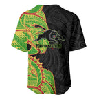 Penrith Panthers Baseball Jersey Polynesian Tribal Tattoo Pacific Sport Art