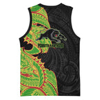 Penrith Panthers Basketball Jersey Polynesian Tribal Tattoo Pacific Sport Art