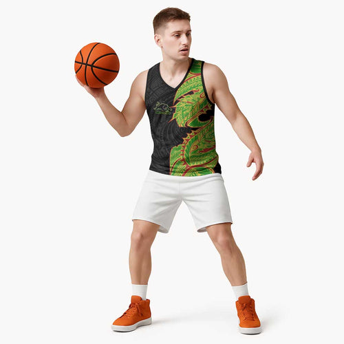 Penrith Panthers Basketball Jersey Polynesian Tribal Tattoo Pacific Sport Art