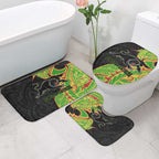 Penrith Panthers Bathroom Set Polynesian Tribal Tattoo Pacific Sport Art