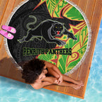Penrith Panthers Beach Blanket Polynesian Tribal Tattoo Pacific Sport Art