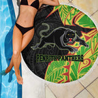 Penrith Panthers Beach Blanket Polynesian Tribal Tattoo Pacific Sport Art