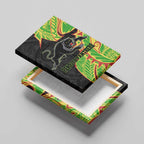 Penrith Panthers Canvas Wall Art Polynesian Tribal Tattoo Pacific Sport Art