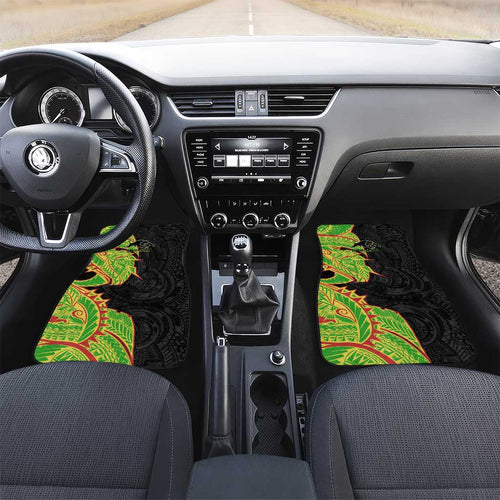 Penrith Panthers Car Mats Polynesian Tribal Tattoo Pacific Sport Art
