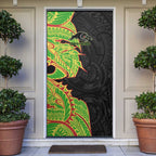 Penrith Panthers Door Cover Polynesian Tribal Tattoo Pacific Sport Art