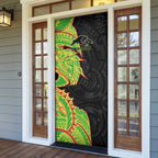 Penrith Panthers Door Cover Polynesian Tribal Tattoo Pacific Sport Art