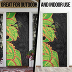 Penrith Panthers Door Cover Polynesian Tribal Tattoo Pacific Sport Art