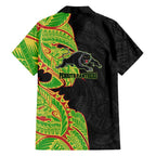 Penrith Panthers Family Matching Tank Maxi Dress and Hawaiian Shirt Polynesian Tribal Tattoo Pacific Sport Art