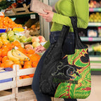 Penrith Panthers Grocery Bag Polynesian Tribal Tattoo Pacific Sport Art