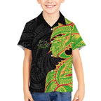 Penrith Panthers Hawaiian Shirt Polynesian Tribal Tattoo Pacific Sport Art