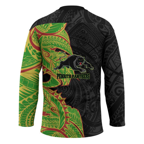 Penrith Panthers Hockey Jersey Polynesian Tribal Tattoo Pacific Sport Art