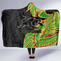 Penrith Panthers Hooded Blanket Polynesian Tribal Tattoo Pacific Sport Art
