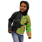 Penrith Panthers Kid Hoodie Polynesian Tribal Tattoo Pacific Sport Art