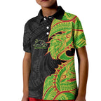 Penrith Panthers Kid Polo Shirt Polynesian Tribal Tattoo Pacific Sport Art