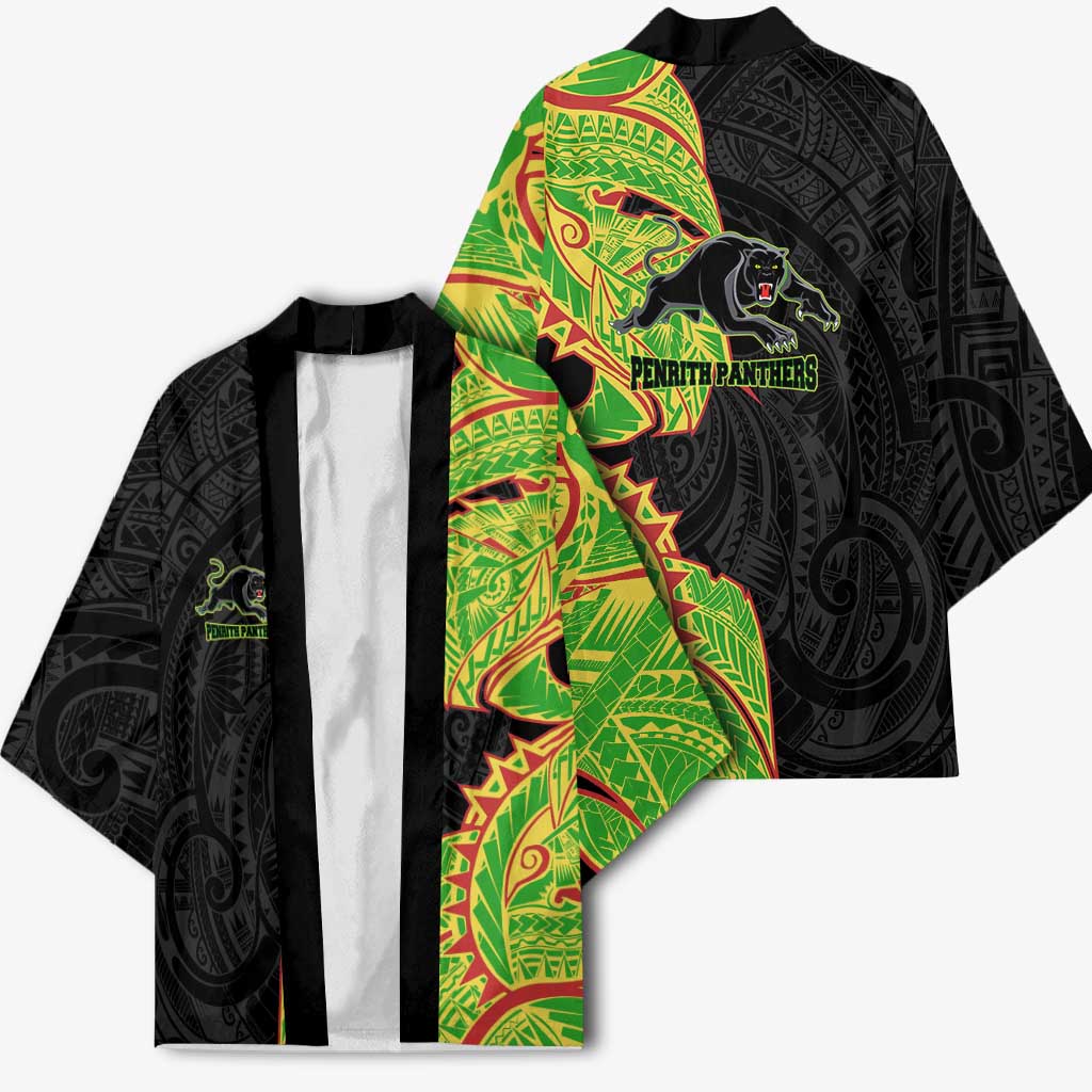 Penrith Panthers Kimono Polynesian Tribal Tattoo Pacific Sport Art