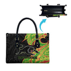 Penrith Panthers Leather Bag Polynesian Tribal Tattoo Pacific Sport Art