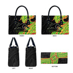 Penrith Panthers Leather Bag Polynesian Tribal Tattoo Pacific Sport Art